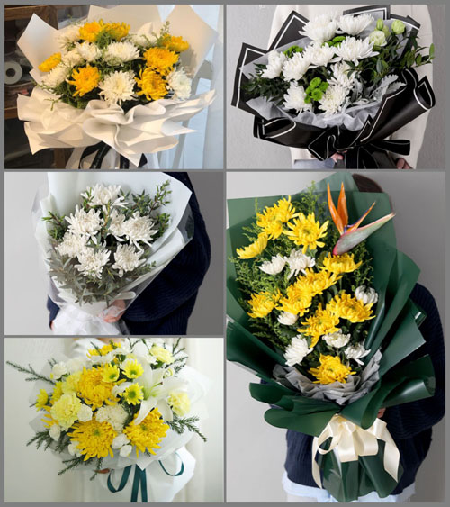 浙江省金华义乌市江东街道大元村白事花束代送